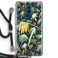 Tropical Palms Dark: Huawei Mate 10 Pro Transparant Hoesje met koord