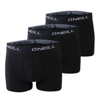 O'Neill O'Neill Heren Boxershorts Trunks 900003 Effen Zwart 3-Pack