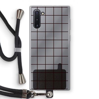 Rooster: Samsung Galaxy Note 10 Transparant Hoesje met koord