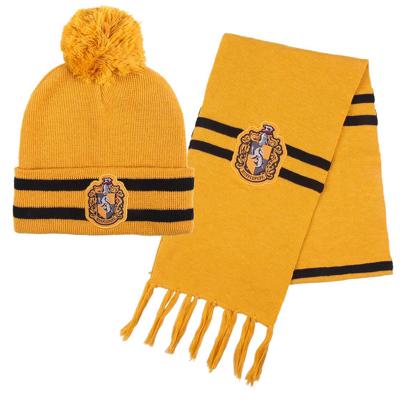 Harry Potter Hufflepuff sjaal En Muts