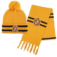 Harry Potter Hufflepuff sjaal En Muts