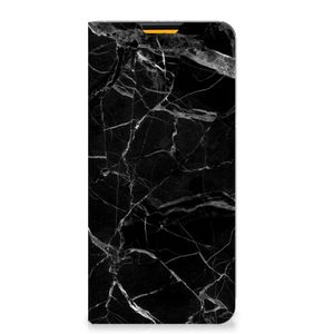 Samsung Galaxy M52 Standcase Marmer Zwart - Origineel Cadeau Vader