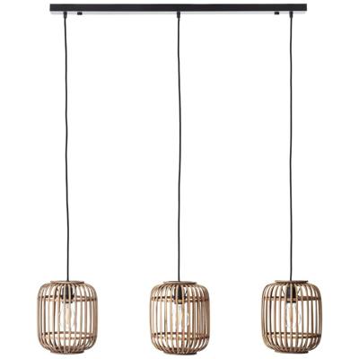Brilliant Eetkamer hanglampWoodrow zwart - 93778/20