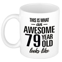 Awesome 79 year cadeau mok / beker 300 ml Awesome 79 year cadeau mok / beker 300 ml
