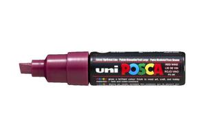 Uni-Ball uni POSCA PC-8K markeerstift 1 stuk(s) Beitelvormige punt Rood