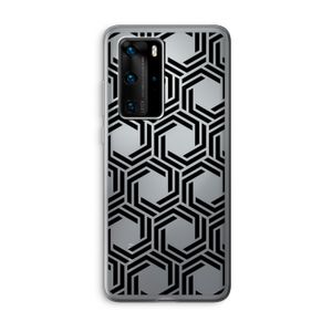 Geometrisch patroon: Huawei P40 Pro Transparant Hoesje