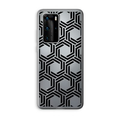 Geometrisch patroon: Huawei P40 Pro Transparant Hoesje