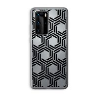 Geometrisch patroon: Huawei P40 Pro Transparant Hoesje