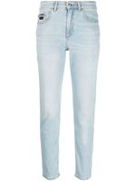 Just Cavalli jean skinny à patch logo - Bleu - thumbnail