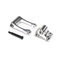 Losi - Aluminium Knuckle & Pull Rod, Silver: Promoto-MX (LOS364001)
