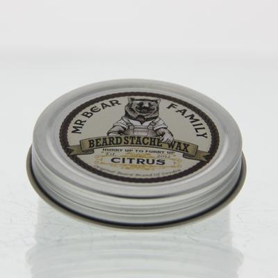 Mr Bear Family Beard Care Beardstache Wax Citrus 30ml
