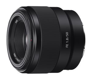 Sony FE 50mm F1.8 SLR Zwart