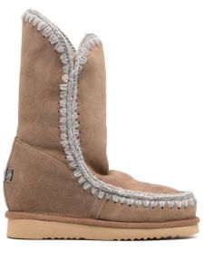 Mou bottes Eskimo en daim - Marron