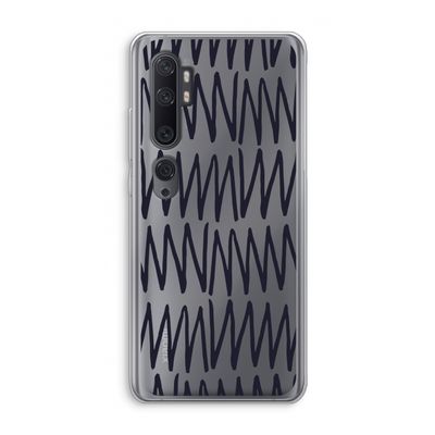 Marrakech Zigzag: Xiaomi Mi Note 10 Pro Transparant Hoesje