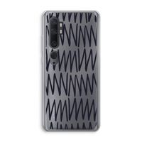Marrakech Zigzag: Xiaomi Mi Note 10 Pro Transparant Hoesje