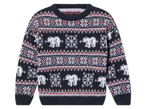 lupilu Kinder trui (98/104, Donkerblauw/wit)