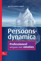 Persoonsdynamica (Paperback)