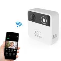 VESAFE Home VS-A10 HD 720P beveiligings camera Smart WiFi video muziek ring deurbel ondersteuning TF Card & Night Vision voor IOS en Android (met din