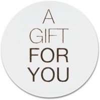Etiket bedrukt, op rol, diameter 39 mm, 500 stuks, A Gift For You