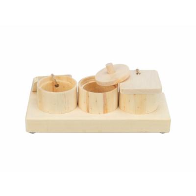 2-in-1 speelgoed en snoepjesdispenser voor huisdieren Trixie Hout 15 × 4,5 × 6 CM