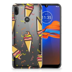 Motorola Moto E6 Plus Siliconen Case Icecream