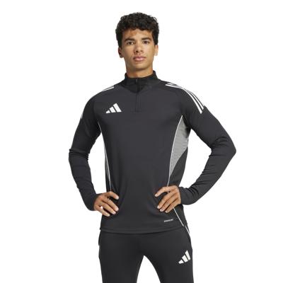 adidas Tiro 25 Competition Trainingstrui 1/4-Zip Zwart Wit Grijs