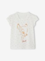 Baby-T-shirt voor meisjes Disney® Bambi wit met print