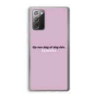 gij beslist: Samsung Galaxy Note 20 / Note 20 5G Transparant Hoesje