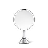 Simplehuman - Spiegel met Sensor, Rond, 5x Vergroting, Zilver - Simplehuman