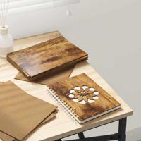 Decoratieve Panelen 12 pcs Gerookt eiken 15 x 21 x 0.3 cm Decoratieve Panelen 12 pcs Gerookt eiken 15 x 21 x 0.3 cm