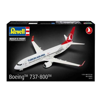Revell modelbouwpakket - boeing 737-800 turkish airlines 1:144 - 63dlg.