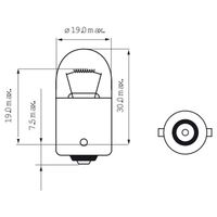 Bosma Lamp 6V-10W BA15S