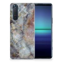 Sony Xperia 5II | TPU | Siliconen hoesje | Marmer Grijs