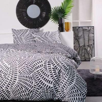 Tweepersoonsbedset -TODAY - 260x240 cm - 100% Katoen - Zwart en Wit