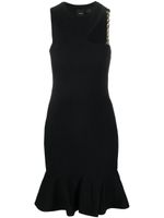 PINKO robe courte à découpes - Noir PINKO robe courte à découpes - Noir