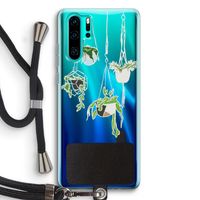Hang In There: Huawei P30 Pro Transparant Hoesje met koord
