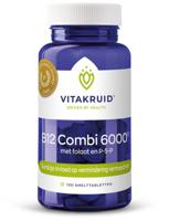 Vitakruid B12 Combi 6000 met folaat & P5P 120 tabletten - Vitakruid