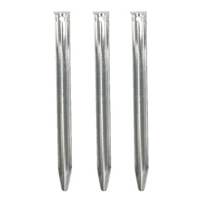 10x Stuks grondpennen/tentharingen metaal 22 cm