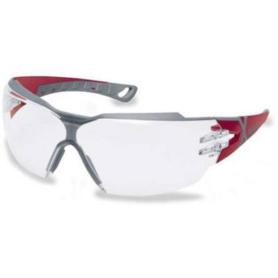 uvex pheos cx2 9198 9198258 Veiligheidsbril Incl. UV-bescherming Rood, Grijs