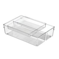 iDesign - Lade Organizer, 4 Vakken, 20.3 x 31.1 x 8.3 cm, Set van 2 St