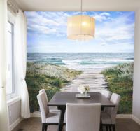 Fotobehang strand Vakantie aan zee