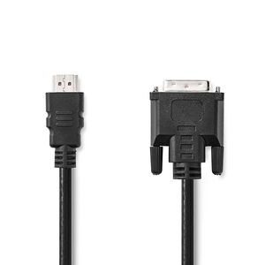 Nedis HDMI Kabel | HDMI | DVI-D 24+1-Pins Male | 2 m | 1 stuks - CCGB34800BK20 CCGB34800BK20