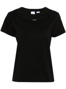 PINKO t-shirt en coton à logo imprimé - Noir