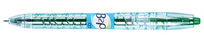 Pilot B2P gelroller, intrekbaar, medium punt, 0,4 mm, groen