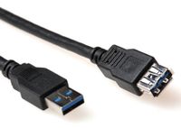 ACT USB 3.0 m/f 1.5m USB-kabel 1,5 m USB 3.2 Gen 1 (3.1 Gen 1) USB A Zwart - thumbnail