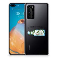 Huawei P40 Telefoonhoesje met Naam Boho Bottle