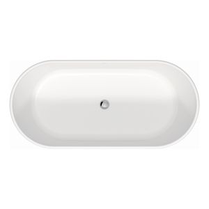 Vrijstaand Ligbad Duravit D-Neo 160x75x60 cm Zonder Overloop Mat Wit Duravit