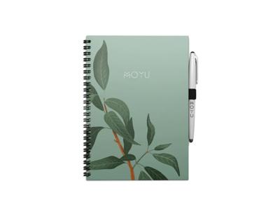 MOYU Uitwisbaar notitieboek - hardcover a5 - lovely leaf