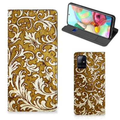 Telefoon Hoesje Samsung Galaxy A71 Barok Goud