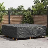 Hoes voor tuinmeubelen Zwart 235 x 235 x 70 cm 600D